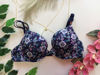Imagen de Victoria's Secret  Bra Push-Up Azul Marino Y Flores